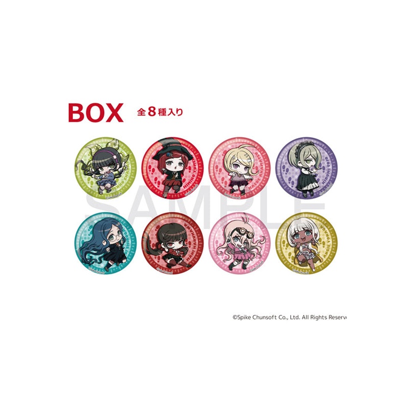 Danganronpa V3: Killing Harmony EIGHT ENTERTAINMENT Chibitto Step Can Badge B Box(1 Random)