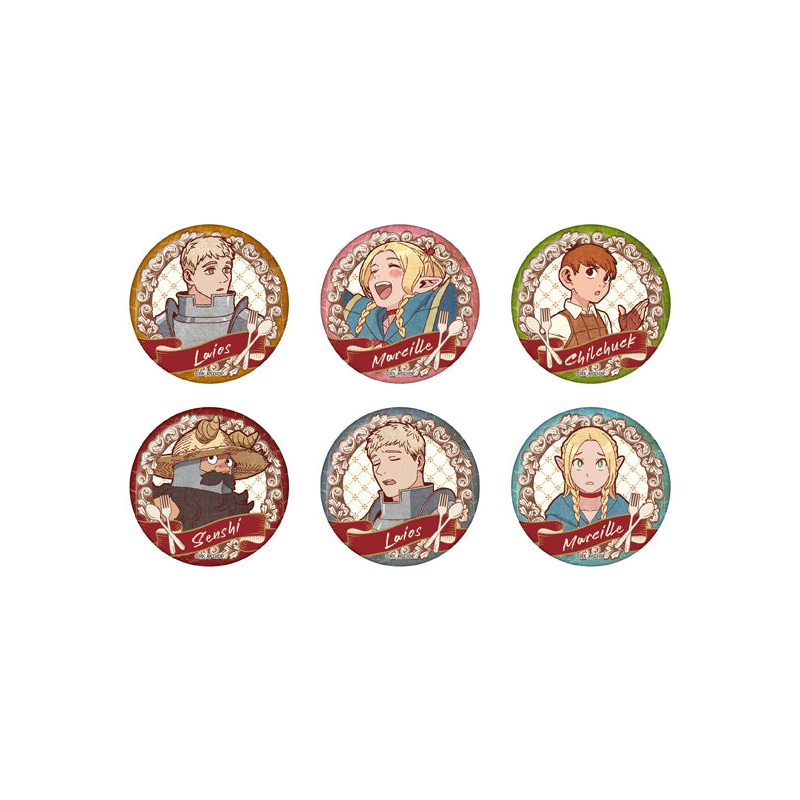 Delicious in Dungeon Twinkle Vintage Series Acrylic Can Badge