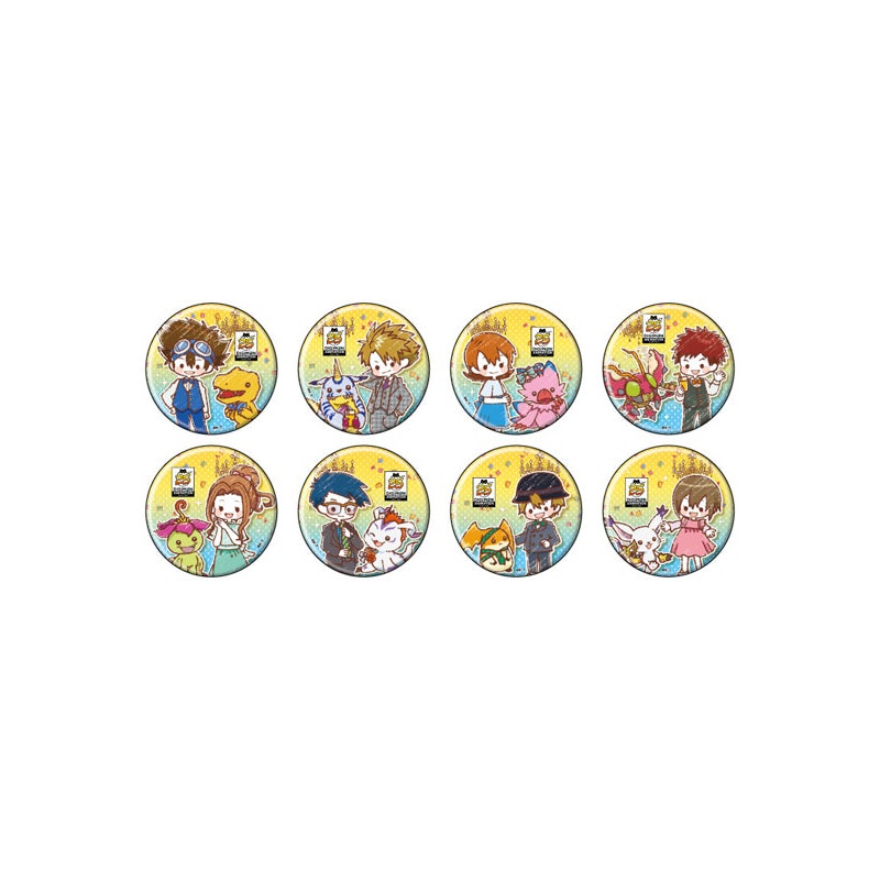 Digimon Adventure A3 Can Badge 05 25th Anniversary Ver. (Graff Art Illustration)