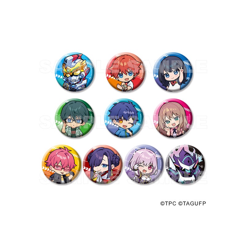 GRIDMAN UNIVERSE TEAM Entertainment Trading Can Badge Chibi Chara Ver.(1 Random)