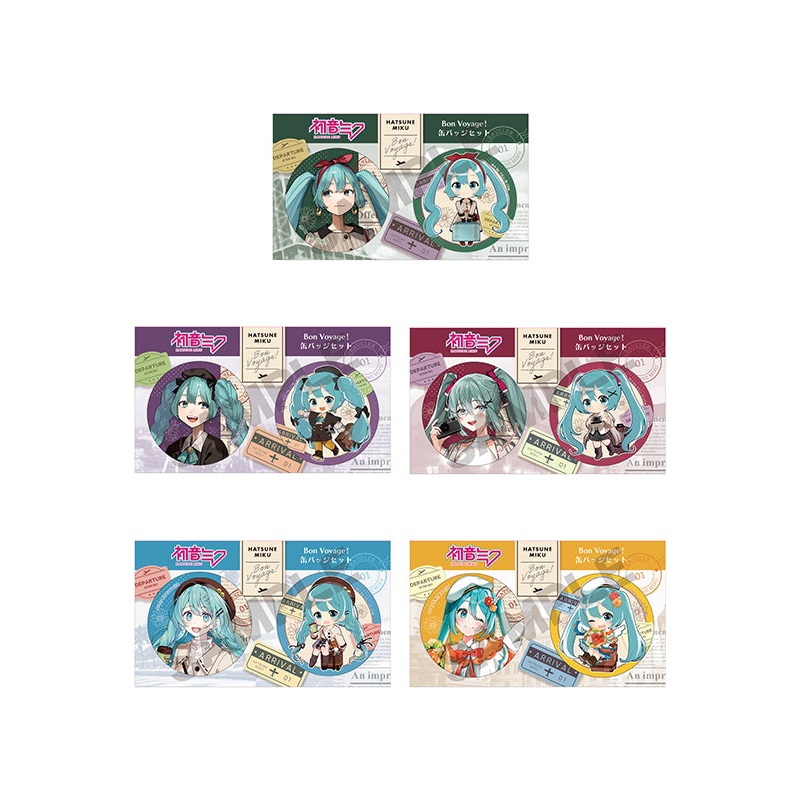 Hatsune Miku Crux Can Badge 2 Set (1-5 Selection)