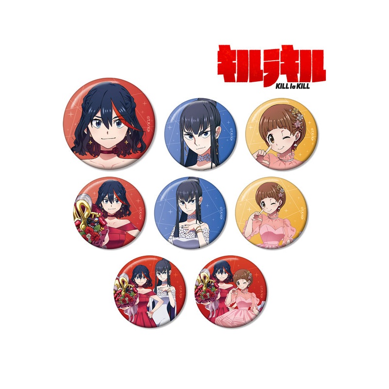 Kill la Kill armabianca Original Illustration 10th Anniversary Dress-up Ver. Trading Can Badge