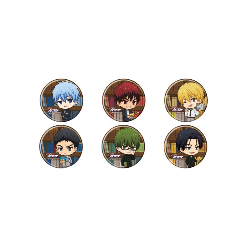 Kuroko's Basketball A3 Can Badge 19 Reading Ver. (Mini Character Illustration)