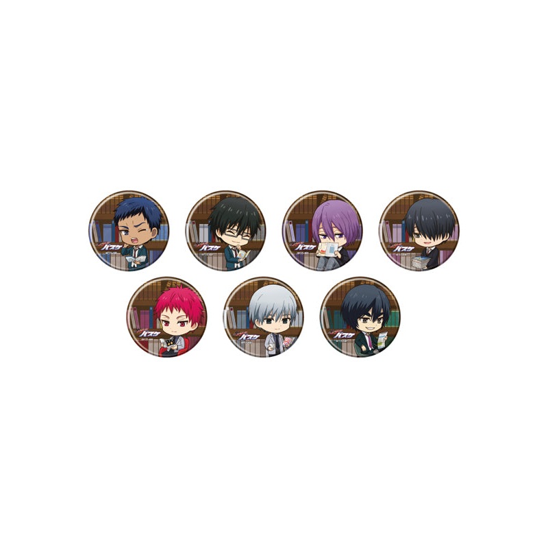 Kuroko's Basketball A3 Can Badge 20 Reading Ver. (Mini Character Illustration)