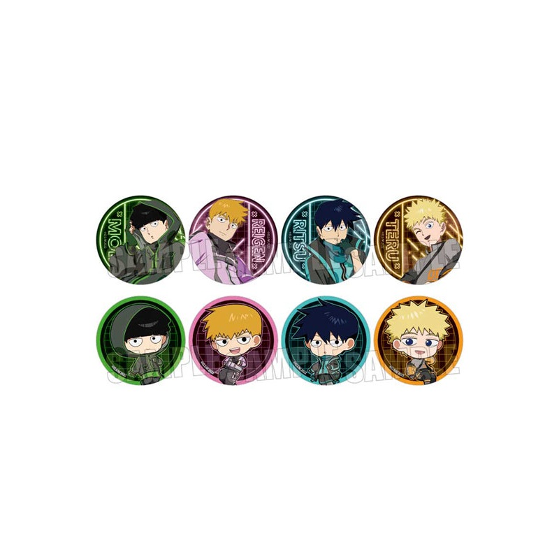 Mob Psycho 100 III Bell House Trading Can Badge Cyberpunk Ver.