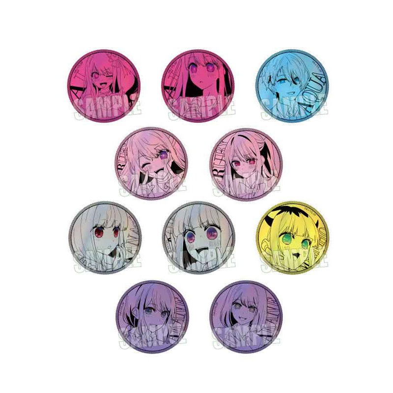 Oshi no Ko Bell House Trading Hologram Can Badge