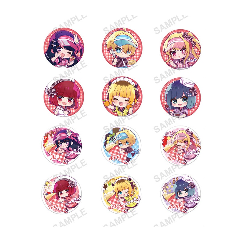 Oshi no Ko KADOKAWA Trading Can Badge Crepe Ver. (1 Random)