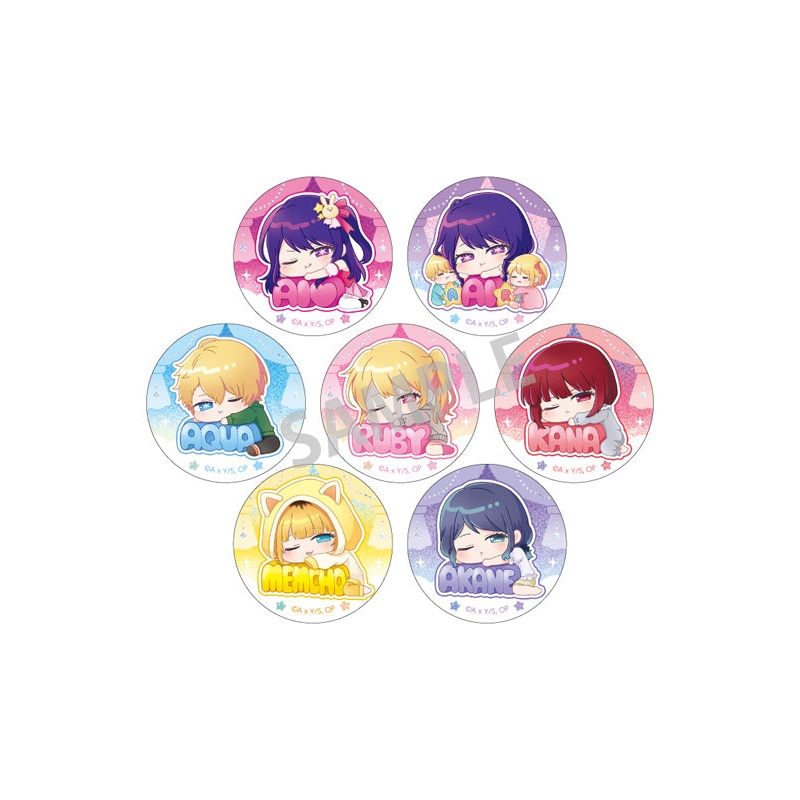 Oshi no Ko KAMIO JAPAN Trading Glitter Can Badge Nemu Name