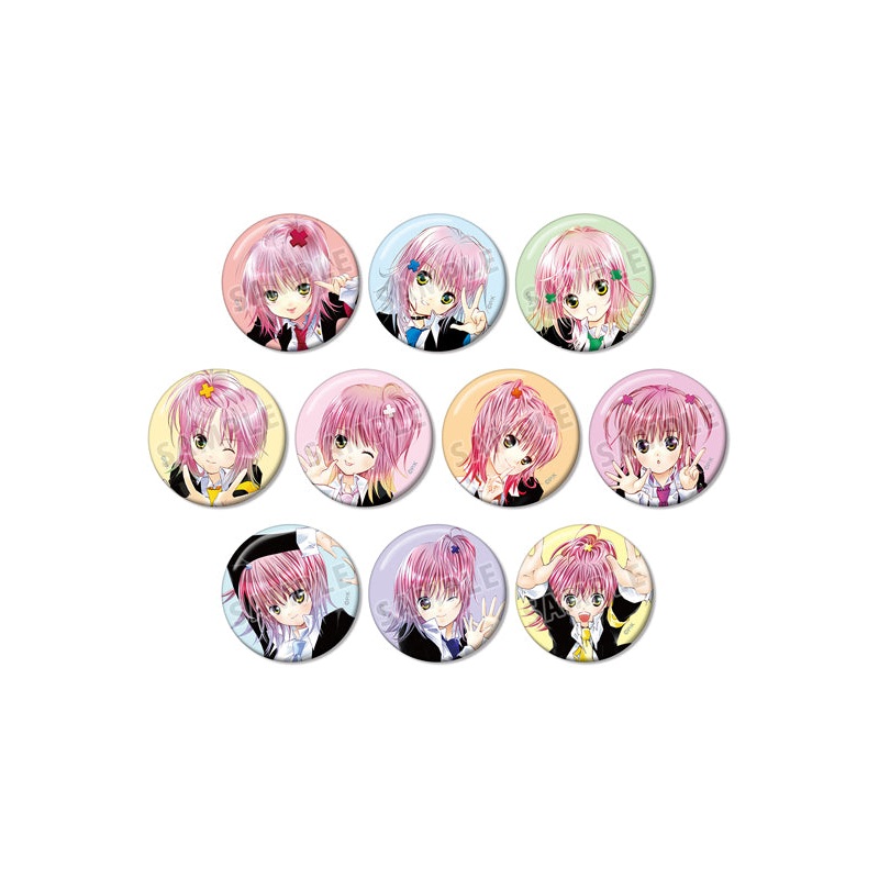 Shugo Chara! amabianca Trading Cover Illustration Can Badge