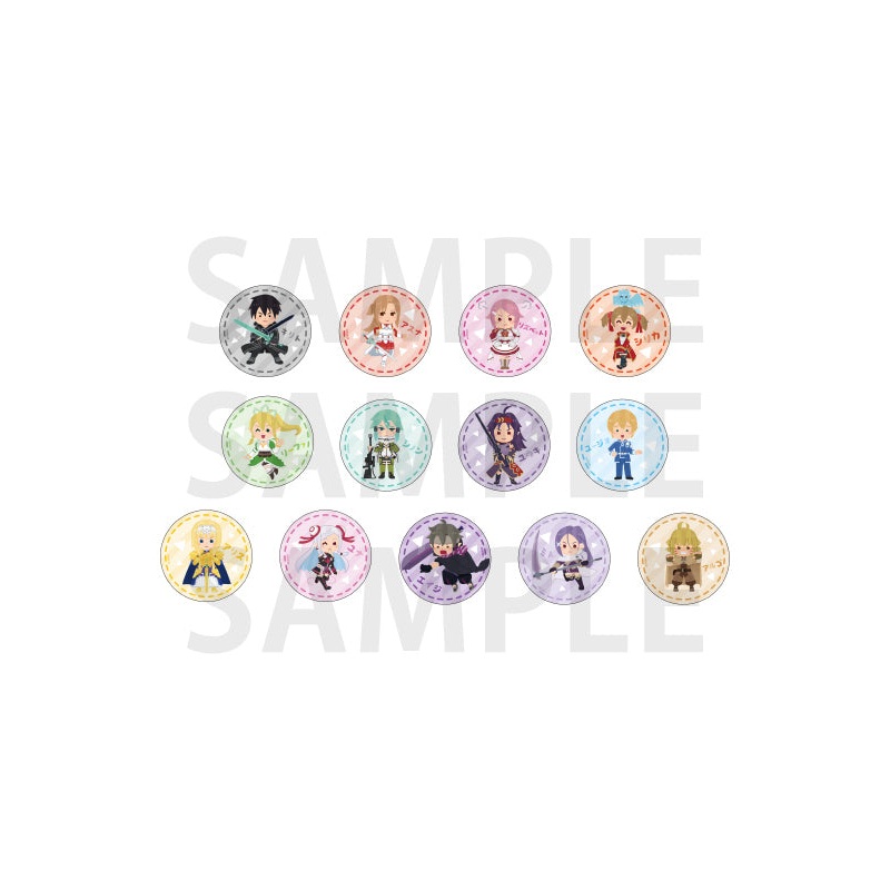 Sword Art Online EDITH Trading Can Badge Irasutoya