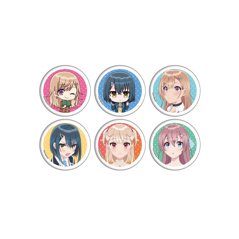 The Many Sides of Voice Actor Radio A3 Can Badge 01 Official & Original Illustration