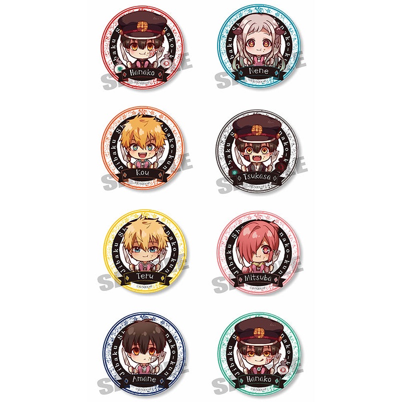 Toilet-bound Hanako-kun Bell House Trading Can Badge Gochi Chara (re-run)