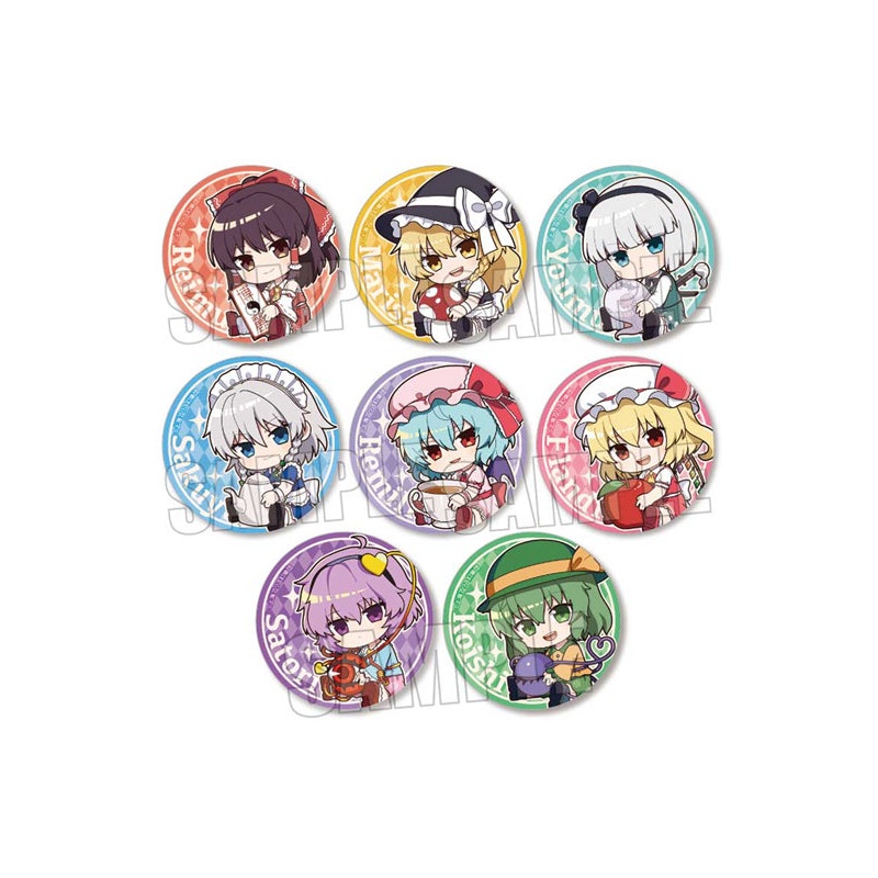Touhou Project Bell House GyuGyutto Trading Can Badge(1 Random)