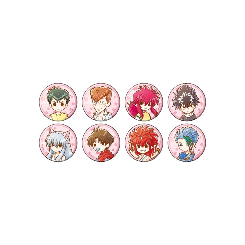 YuYu Hakusho A3 Can Badge 26 Hana yori Dango Ver. (Graff Art Illustration)