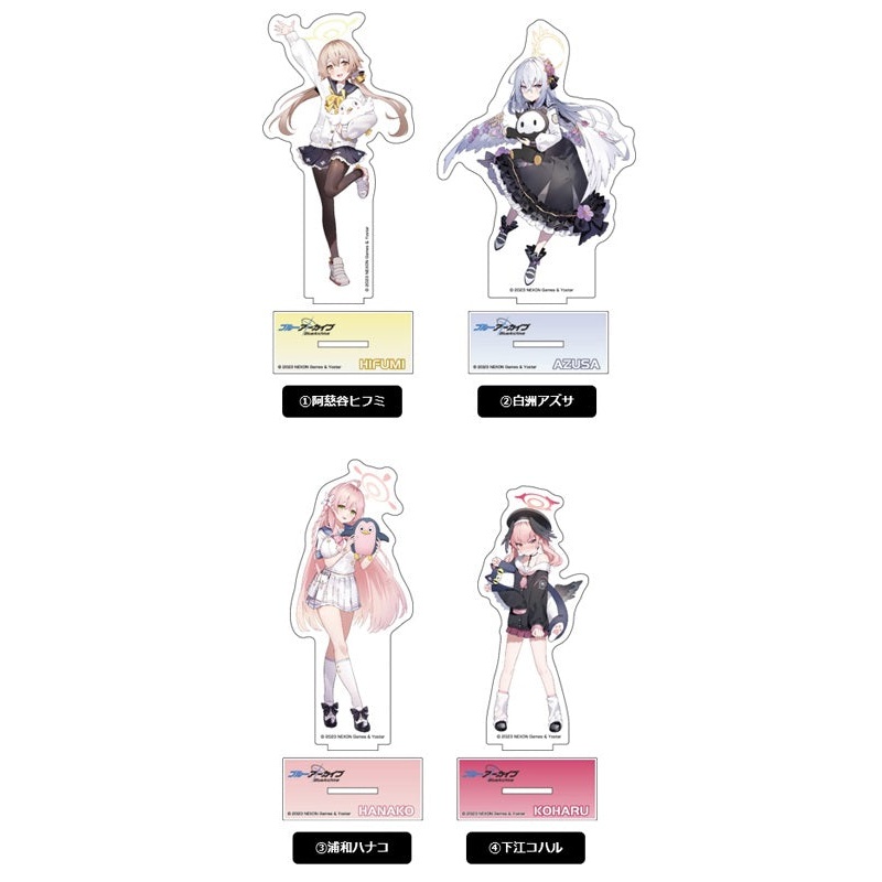 Blue Archive Medicos Entertainment Original Illustration Big Acrylic Stand (1-4 Selection)
