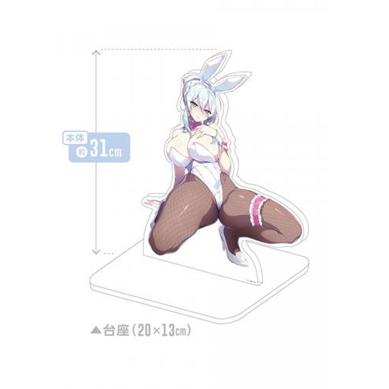 Hito Tsukiai ga Nigate na Miboujin no Yukionna-san to Noroi no Yubiwa BINDing Mifuyu Yukino Bunny Ver. Acrylic Stand