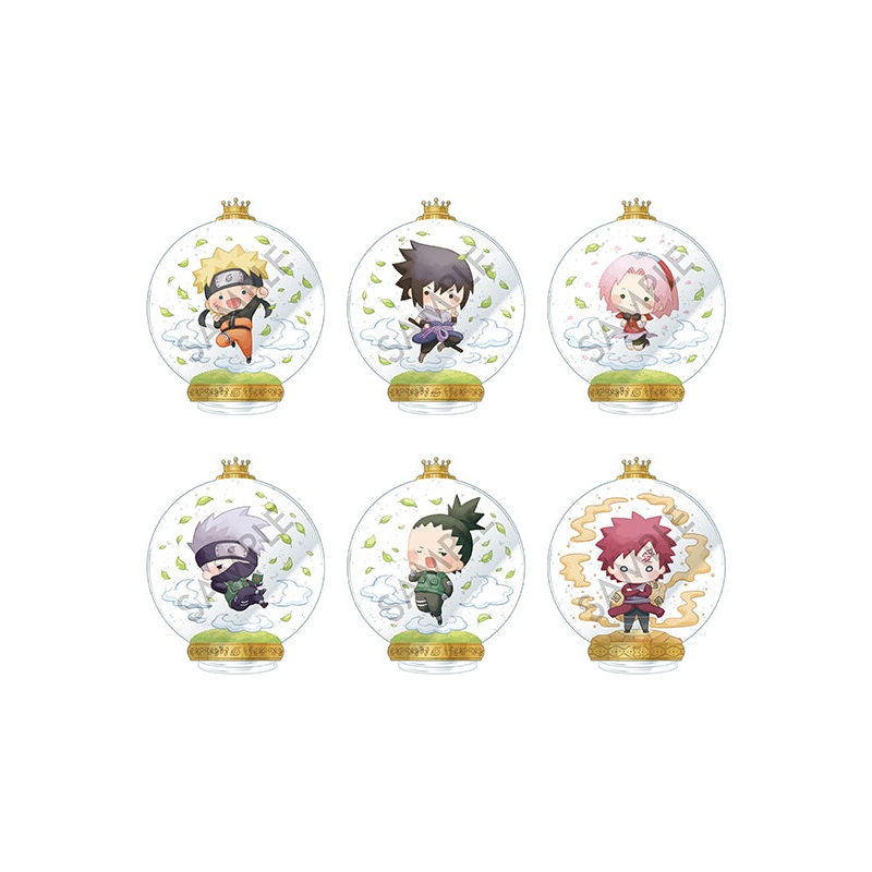 NARUTO Shippuden MEGAHOUSE Globe Acrylic Stand Here we come with the shine(1-6pc)