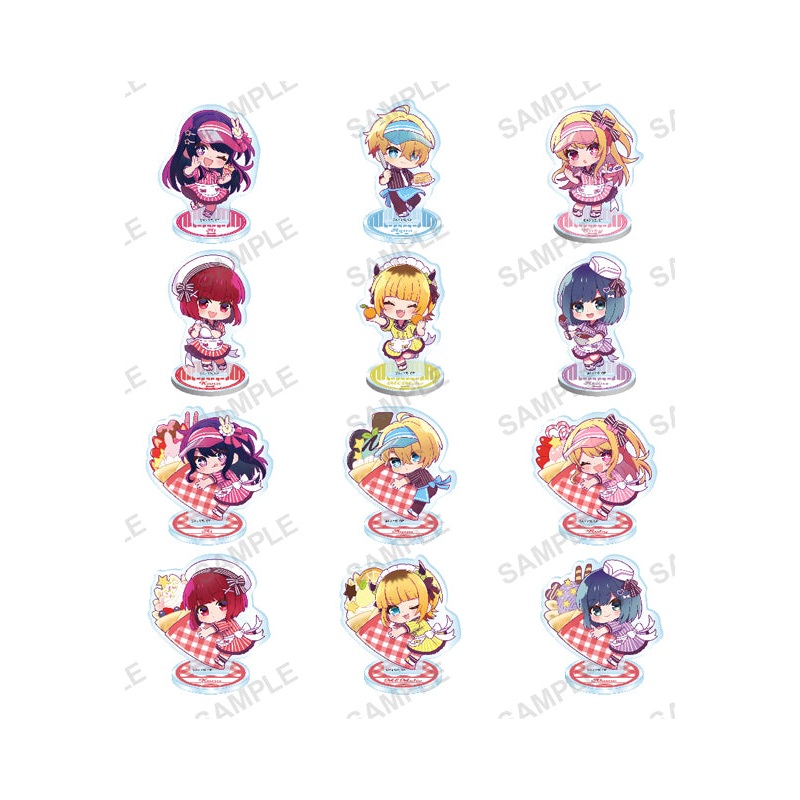 Oshi no Ko KADOKAWA Trading Mini Chara Acrylic Stand Figure Crepe Ver. (1 Random)