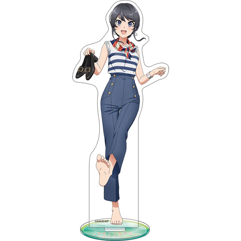 Rascal Doesn't Dream of a School Bag Girl Movic Acrylic Stand Sakurajima Mai Odekake Summer
