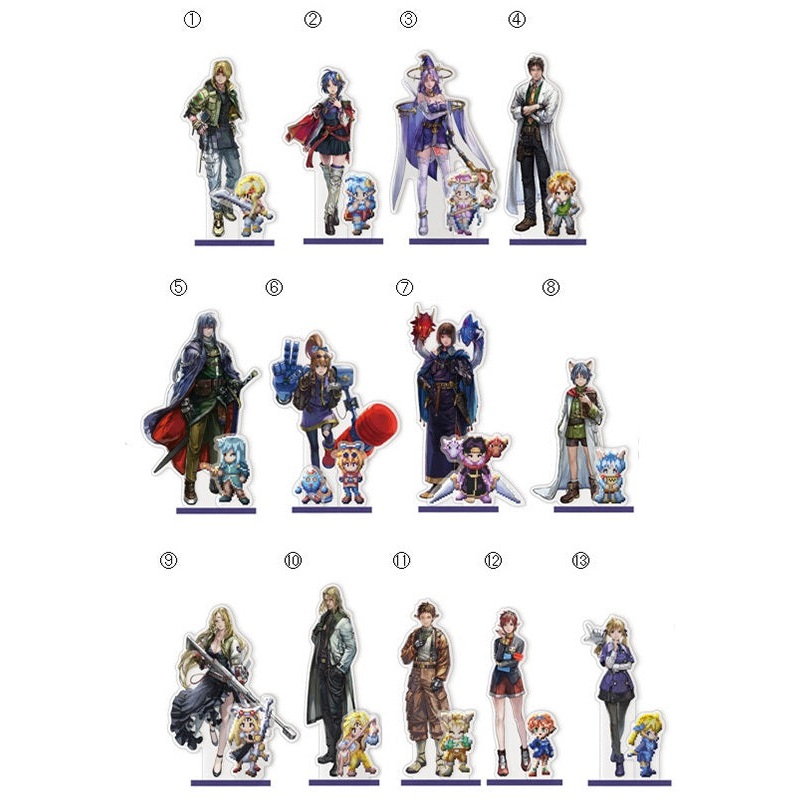 STAR OCEAN THE SECOND STORY R Square Enix Acrylic Stand (1-13 Selection)
