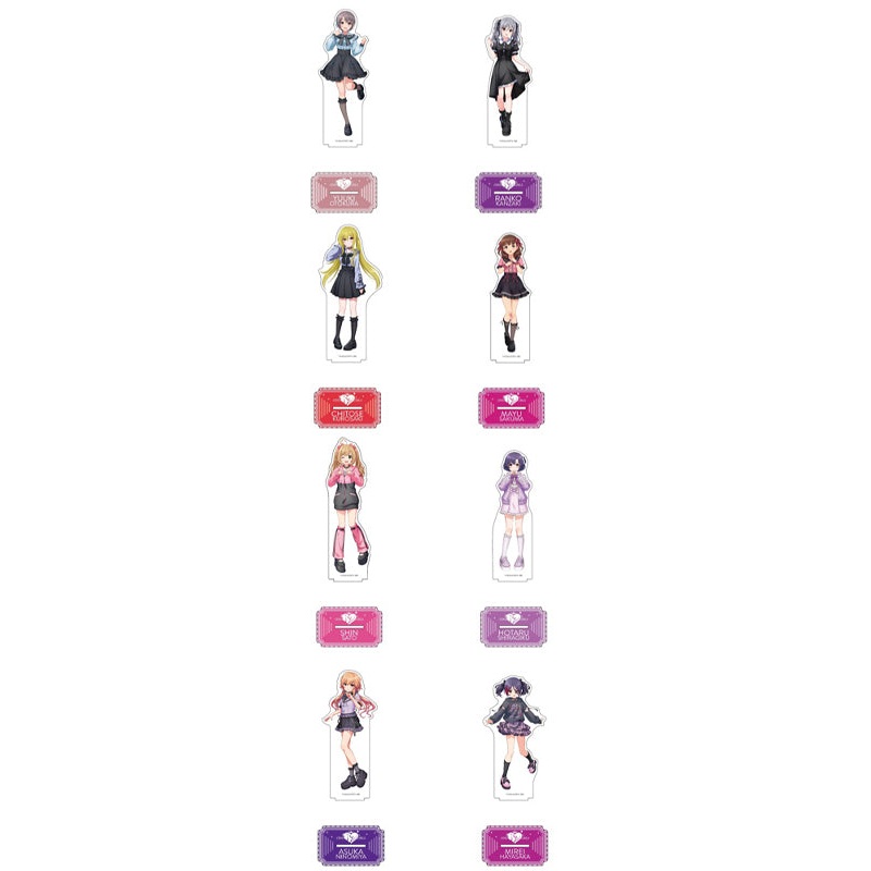 The Idolmaster Cinderella Girls Contents Seed Deka Acrylic Stand Subculture Fashion Deformed Ver.