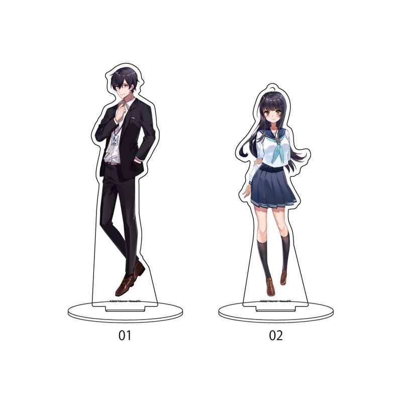 Around 30 Years Old Became VTuber. A3 Acrylic Stand (Official Illustration)