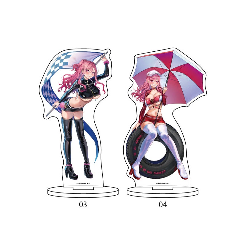 I Want a Gal Gamer to Praise Me A3 Acrylic Stand (Original Illustration)