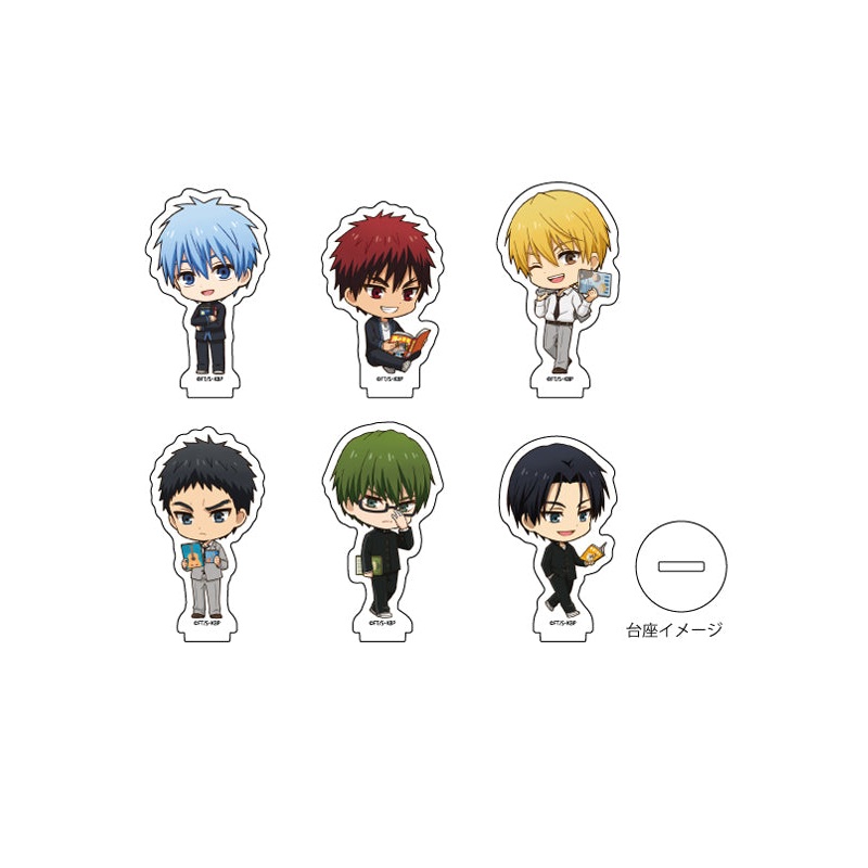 Kuroko's Basketball A3 Acrylic Petit Stand 15 Reading Ver. (Mini Character Illustration)