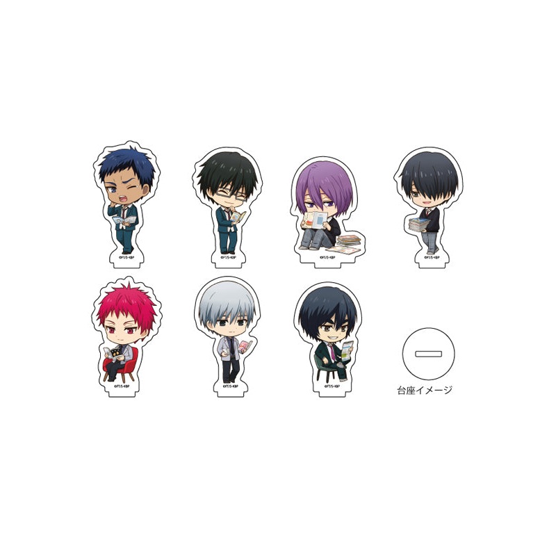 Kuroko's Basketball A3 Acrylic Petit Stand 16 Reading Ver. (Mini Character Illustration)
