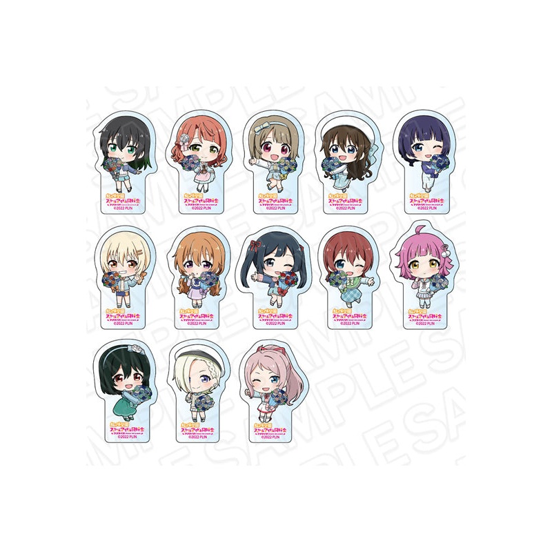 Love Live! Nijigasaki High School Idol Club Contents Seed Acrylic Block Flower Deformed Ver.