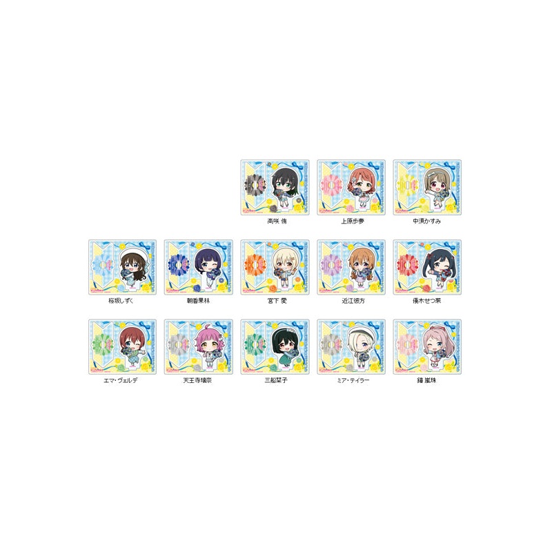 Love Live! Nijigasaki High School Idol Club Contents Seed Acrylic Stand Flower Deformed Ver.