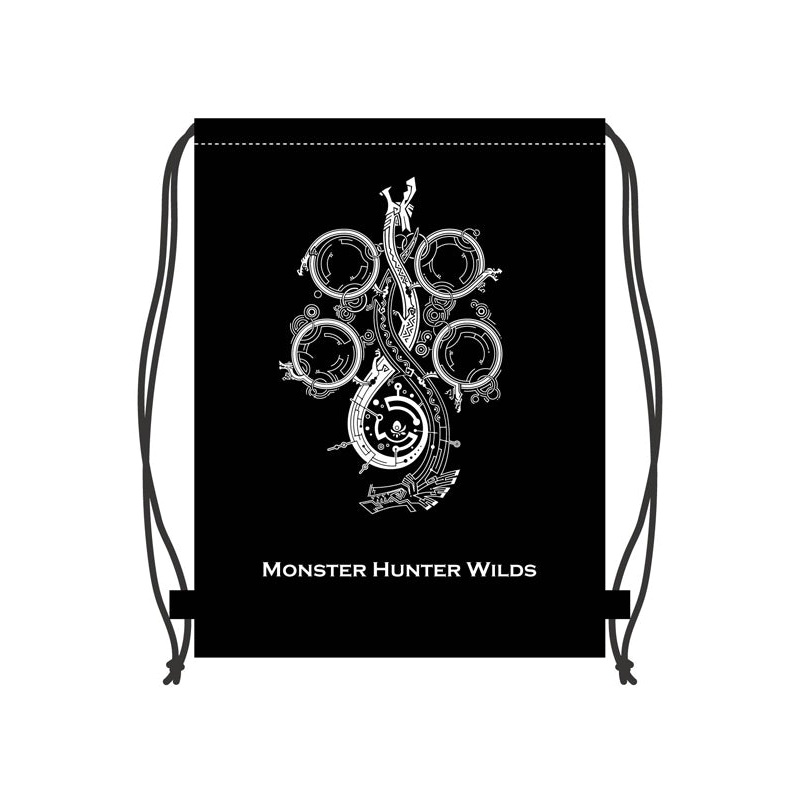 MONSTER HUNTER WILDS CAPCOM Knapsack Title Logo Symbol