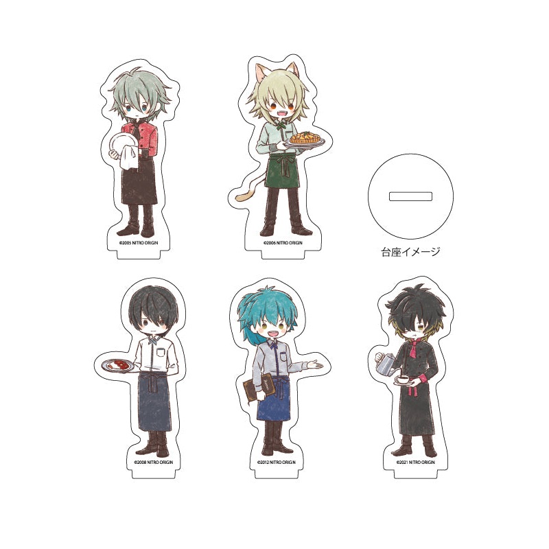 NITRO CHiRAL A3 Acrylic Petit Stand 01 Graff Art Illustration