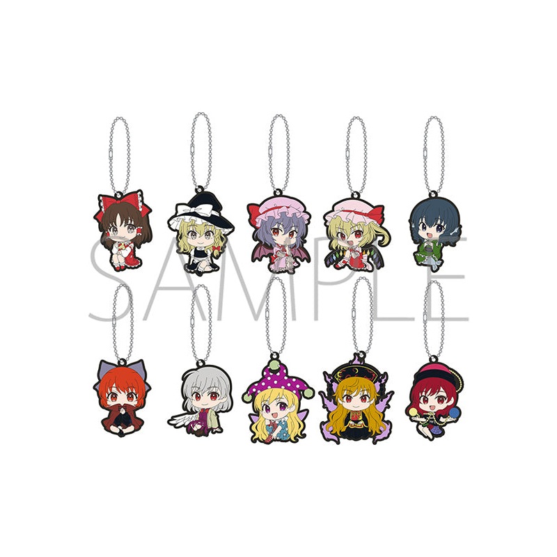 Touhou Project Movic Rubber Key Chain Collection Dec2023 (1 Random)