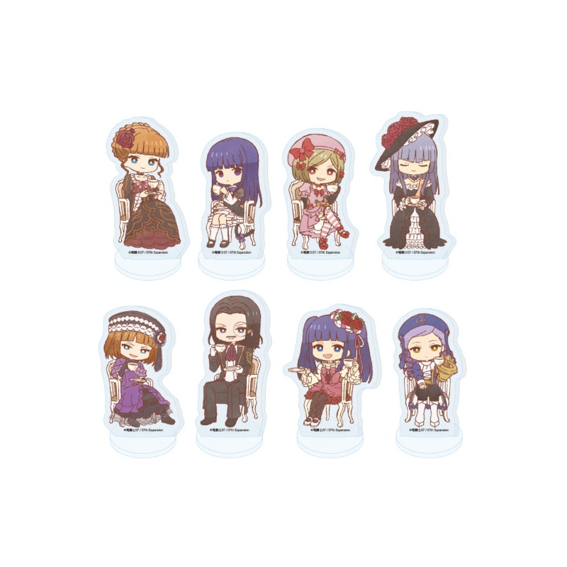 Umineko When They Cry A3 Acrylic Petit Stand 15 Tea Party Ver. (Retro Art Illustration)