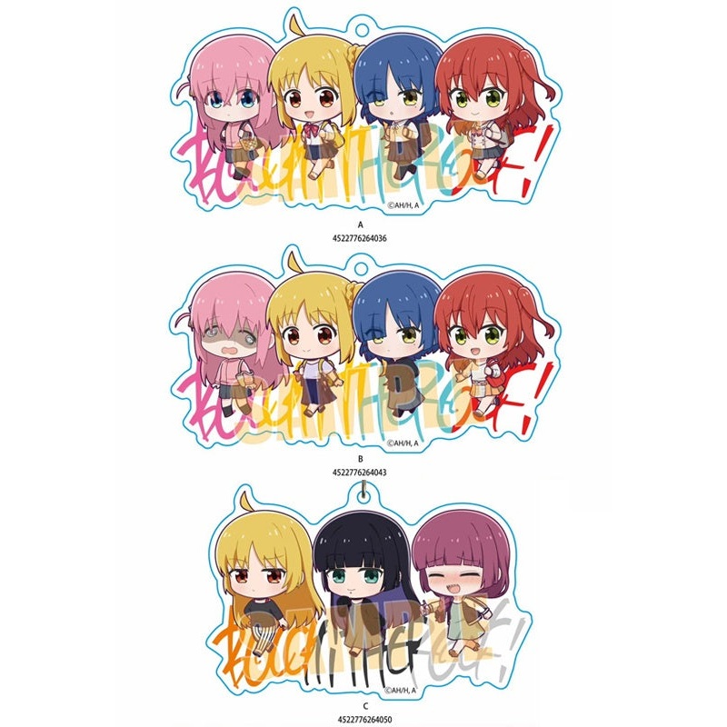 Bocchi the Rock! Bell House TEKUTOKO Choi Deka Acrylic Key Chain (1-3 Selection)