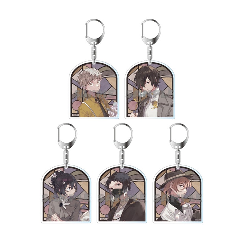 Bungo Stray Dogs KADOKAWA Harukawa 35 Illustration Acrylic Key Chain (1-5 Selection)