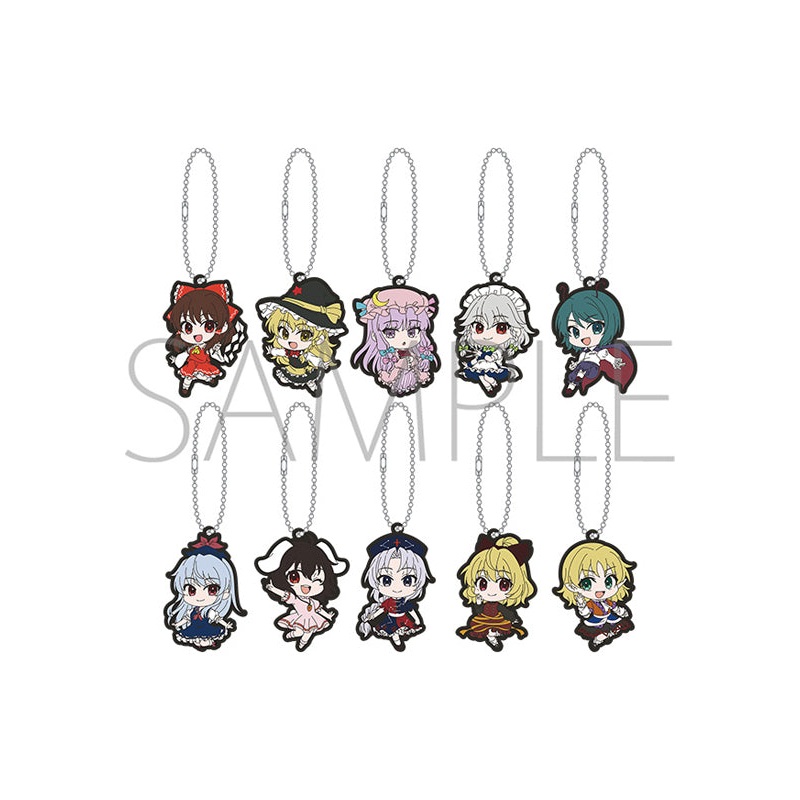 Touhou Project Movic Rubber Key Chain Collection (April, 2024 Edition)