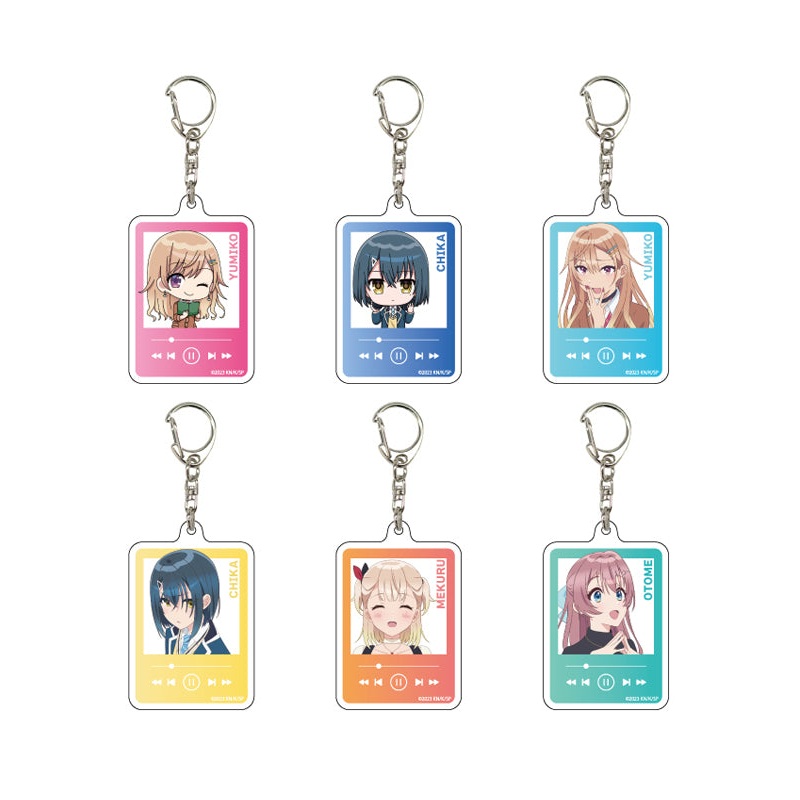 The Many Sides of Voice Actor Radio A3 Acrylic Key Chain 01 Official & Original Illustration