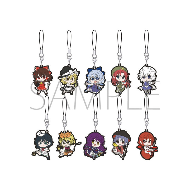 Touhou Project Movic Rubber Key Chain Collection (August, 2024 Edition)