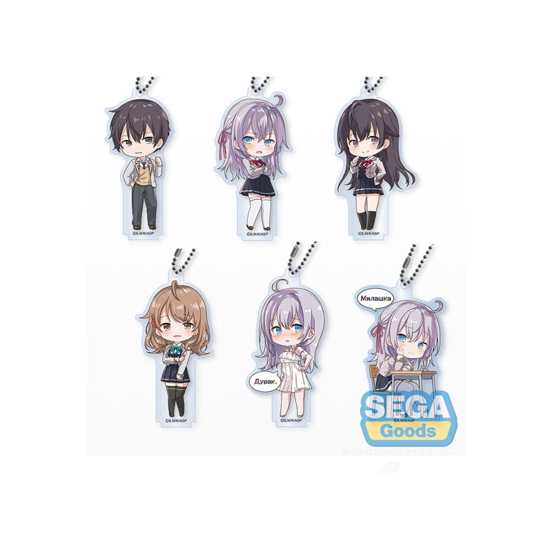 Alya Sometimes Hides Her Feelings in Russian SEGA Chibi Acrylic Keychain Stand