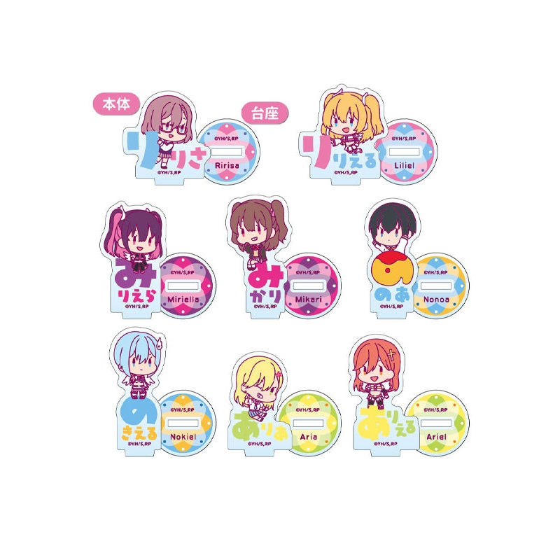 2.5 Dimensional Seduction XEBEC Onamae Pitanko Mini Acrylic Stand