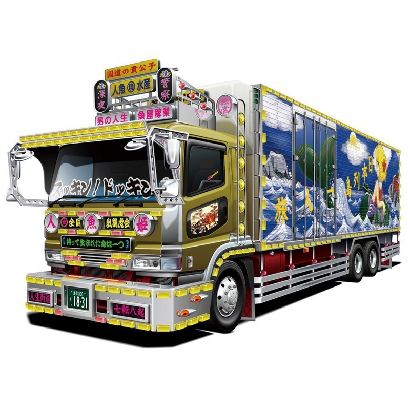 Aoshima Decotra Vol.38 Ningyohime (Large Freezer Truck)