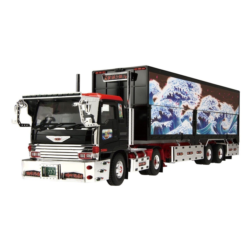 Aoshima Japanese Wing Trailer Truck Kubifuri Ginji 1/32
