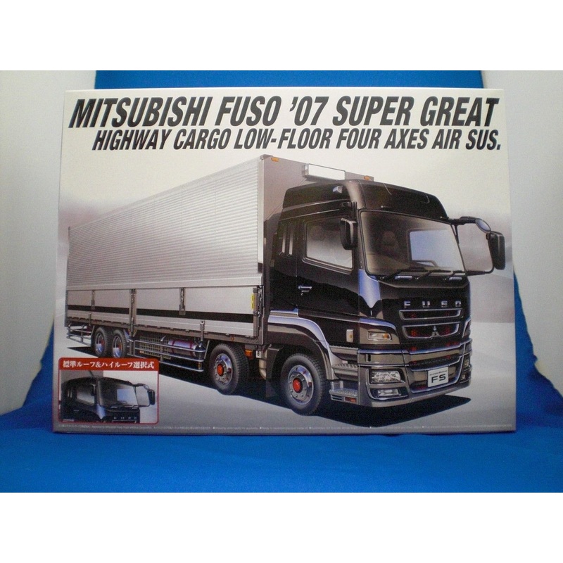 Aoshima Mitsubishi Fusou `07 Super Great Highway Cargo Low-Floor Four