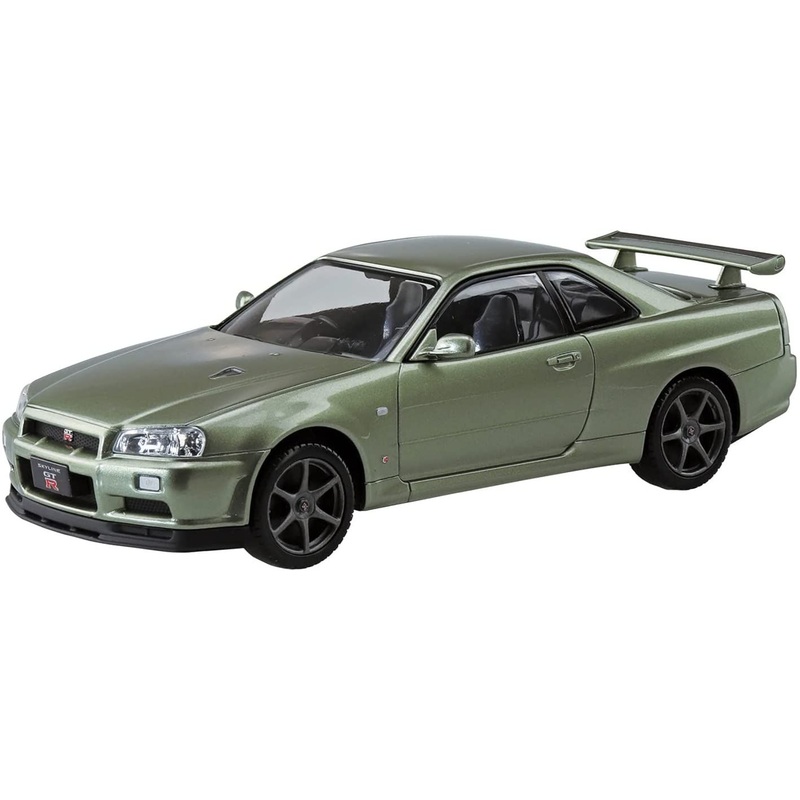 Aoshima Nissan R34 Skyline GT-R Nur. (Millennium Jade)