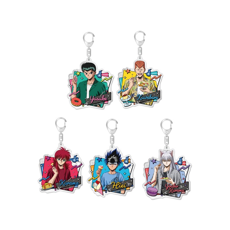 YuYu Hakusho Caravan Acrylic Key Chain Sweets Ver.