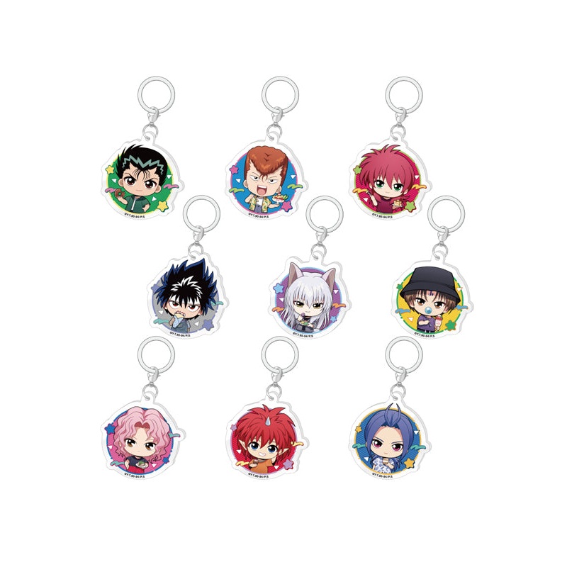 YuYu Hakusho Caravan Trading Mini Character Umbrella Marker Sweets Ver.