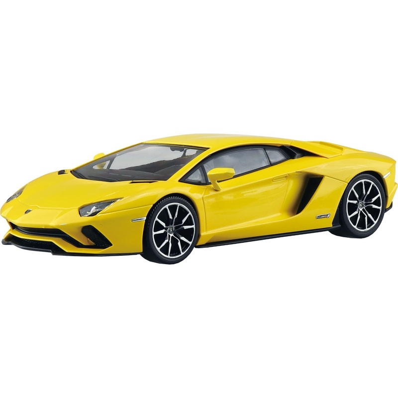 Aoshima 068151 1/32 Raku Plastic Snap Kit No.07-PY Lamborghini Aventador S Pearl Yellow