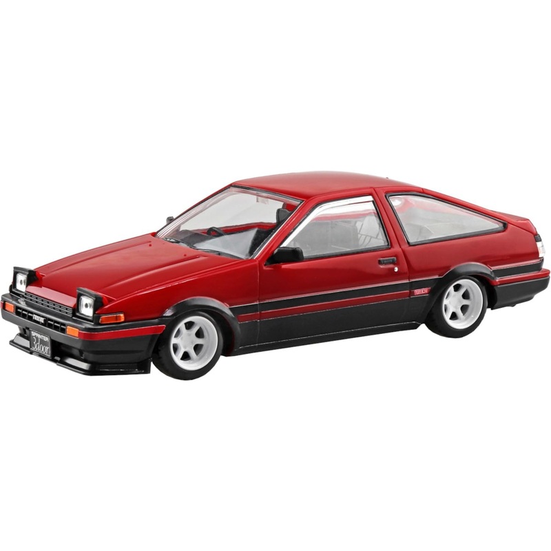 Aoshima 1/32 Easy Plastic Snap Kit No.11CU-RB Toyota Sprinter Trueno Custom (High Flash Two-tone)